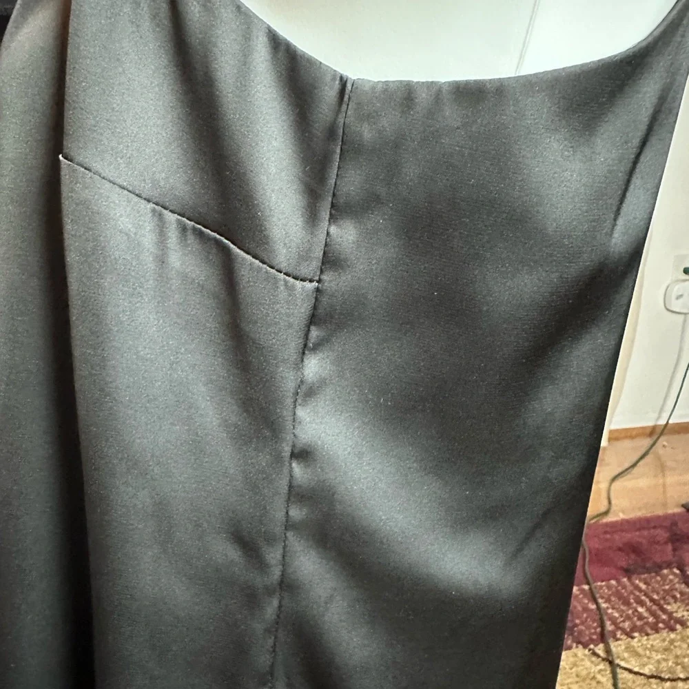 White House Black Market Black Satin Camisole Top - Picture 3 of 10